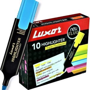 Highlighter Box Blue Color (10 Pcs)